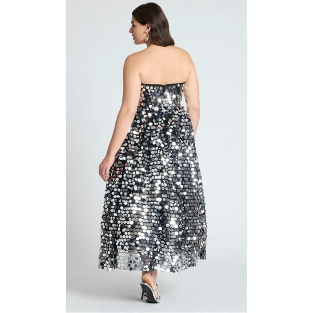 Eloquii Paillette Dress With Big Skirt Size 22 NWT - Picture 2 of 13